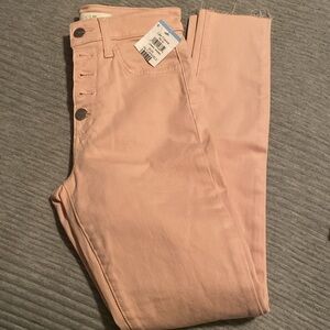 Joes Jeans The Charlie skinny high rise with raw hem size 24